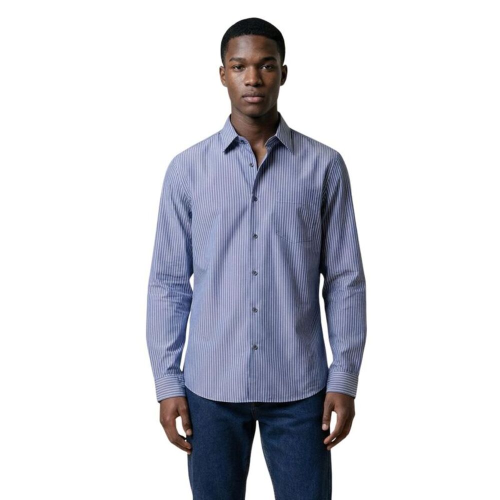 Armani Exchange Bicolor Cotton Dress Men's Shirt